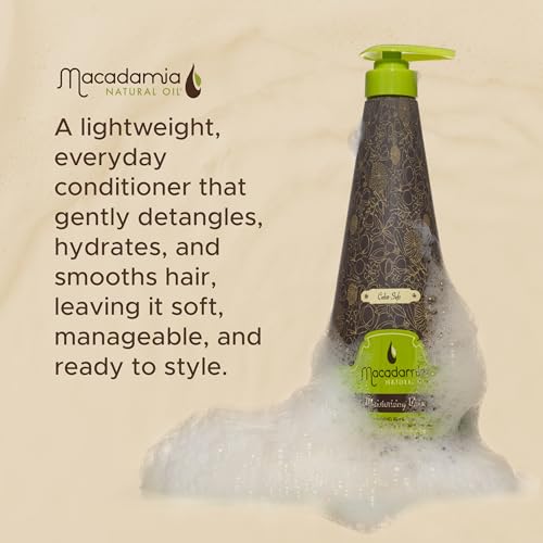 Macadamia Natural Oil Moisturizing Conditioner 33.8 Fl Oz – Hydrating Rinse for Dry Hair (Pack of 1)