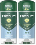 Mitchum Men Advanced Control Unscented Anti-Perspirant Gel Pack of 6 - 3.4 oz