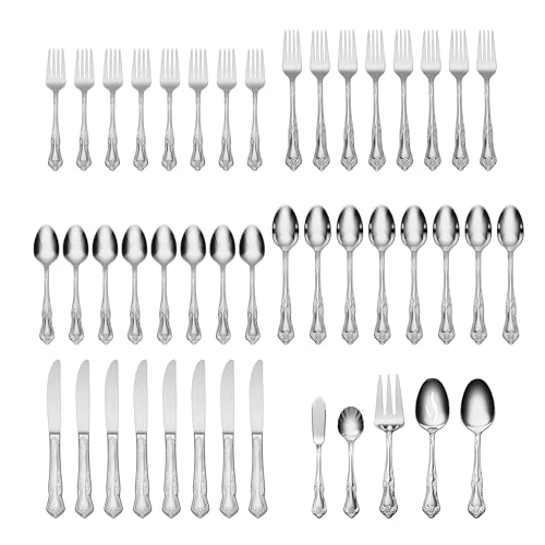 Oneida Azalea 45-Piece Flatware Set for 8 - Elegant Silverware