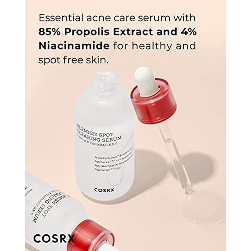 COSRX AC Collection Blemish Spot Clearing Serum, 40ml / 1.35 fl.oz | Centella, Niacinamide, EGF Serum | Cruelty Free, Paraben Free, Korean Skin Care