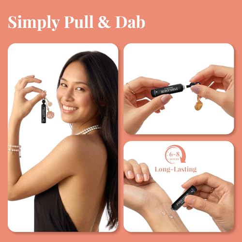 Vanilla Lover Pheromone Perfume Set - 4 Mini 30% High Concentration Keychain