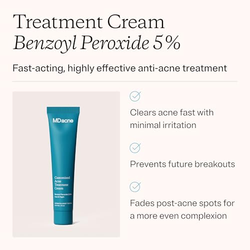 Micronized Benzoyl Peroxide Acne Treatment Cream with Hydrating Ingredients