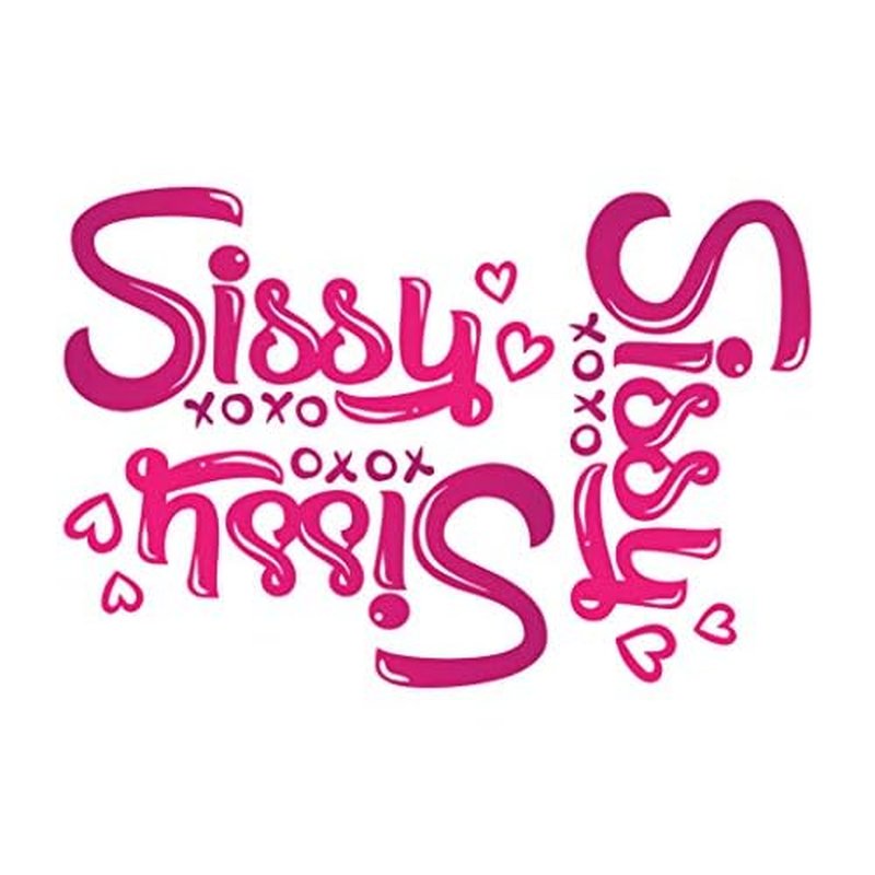 3 x Sissy Temporary Tattoo Sexy Kinky Sticker