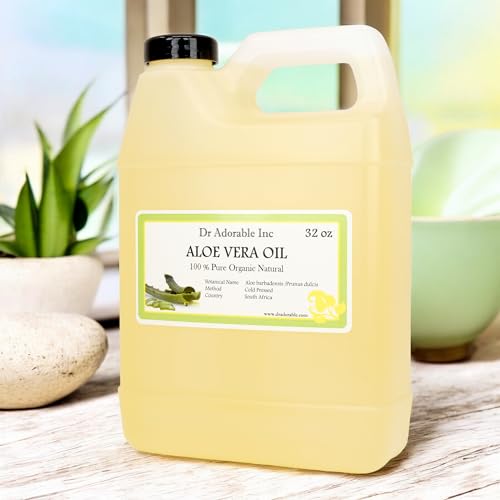 32 oz Aloe Vera Oil - Natural Organic Skin & Hair Nourishment - Pack of 1