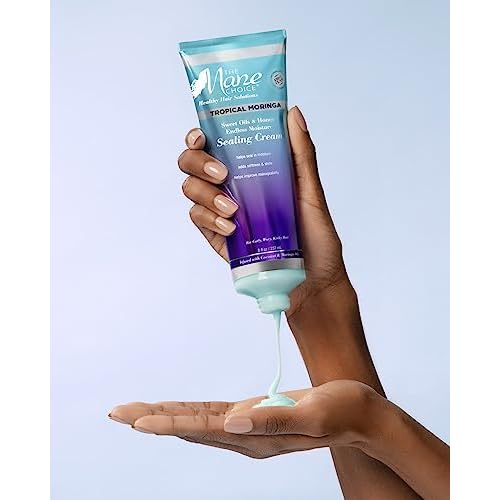 THE MANE CHOICE - Tropical Moringa Sweet Oil & Honey Endless Moisture Sealing Cream, 8 Ounce