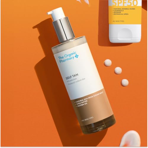 Natural Self Tan Lotion with Plant-Based DHA, Shea & Jojoba Oil - 100ml