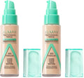 Almay Acne Foundation with Salicylic Acid - Medium Coverage, Soft Matte Finish, 099 Porcelain, Pack of 2 - Variation of 099 Fair-Light with Neutral Undertone