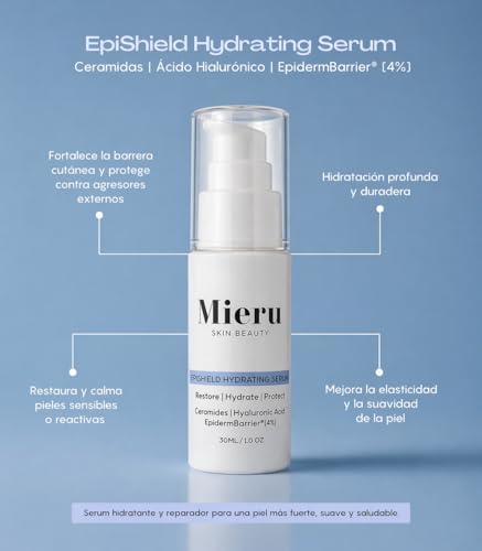 Hydrating Facial Serum with Hyaluronic Acid & Ceramides for Sensitive Skin - 30ml