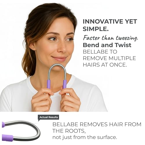 Bellabe Facial Hair Removers Set of 2 – Quick, Gentle, Hypoallergenic, USA-Made
