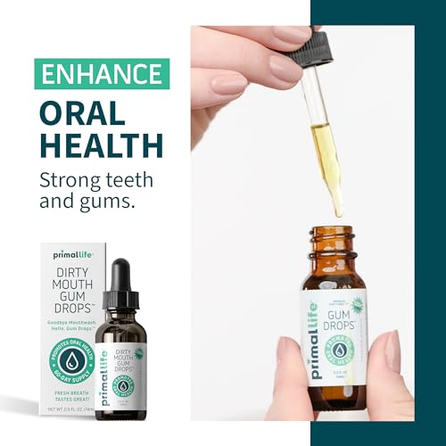 Natural Gum Serum with Essential Oils for Oral Health - Vegan, Organic, Gluten-Free