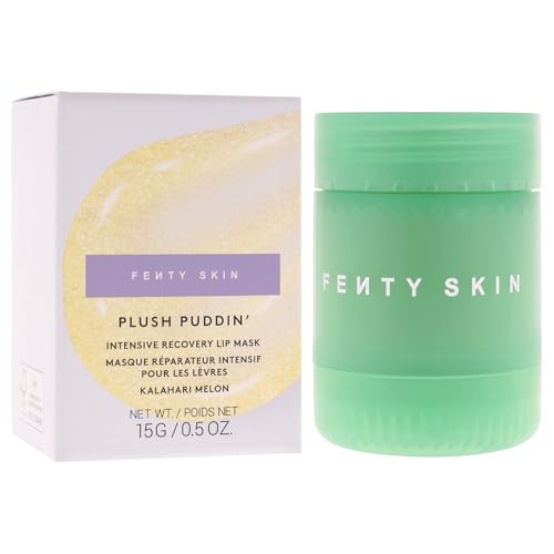 Plush Puddin Lip Mask - Nourishing Overnight Hydrating Treatment with Kalahari Melon, 0.5 oz