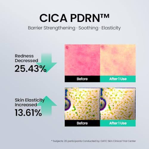 Cica PDRN Skin Booster Serum with Hyaluronic Acid - Hydrating & Soothing for Sensitive Skin - 1.01 fl oz
