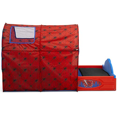 Delta Children Spider-Man Toddler Bed with Tent - Sleep & Play Kids Bed for 15+ Months