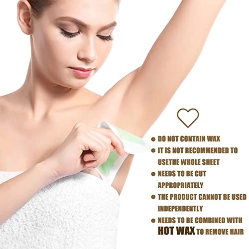 Leelosp 1000 Pcs Wax Strips for Hair Removal Non Woven Skin Body Facial Bikini Beauty Waxing Sheets Soft Wax Strips Paper Hair Removal Patch for Women Men Arms Legs Back Body Underarm Eyebrow Armpit