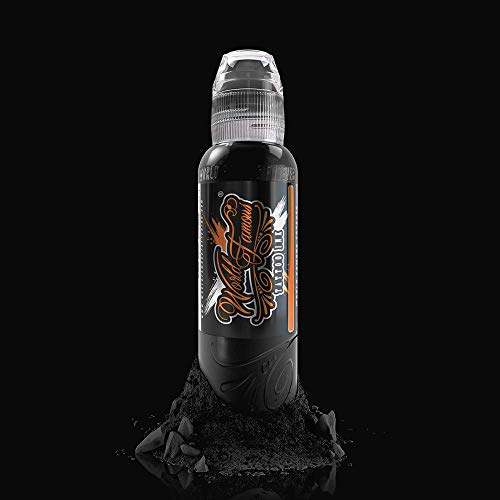 World Famous Tattoo Ink Outlining Black 8 fl oz - Professional Vegan Non-Toxic