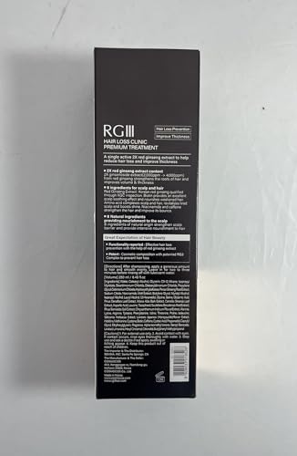Premium Red Ginseng Hair Loss Treatment for Thinning Hair - 2X Strength