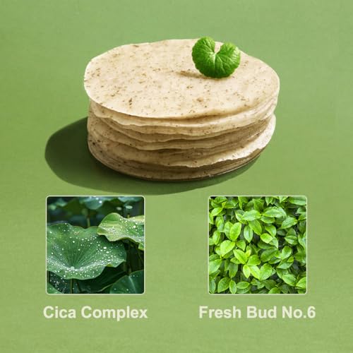 Cica Nut Calming Pads 60 Sheets Korean Skincare ? Soothing & Hydrating Cooling Pads for Sensitive Skin, Niacinamide & Centella Extract, Redness & Irritation Relief