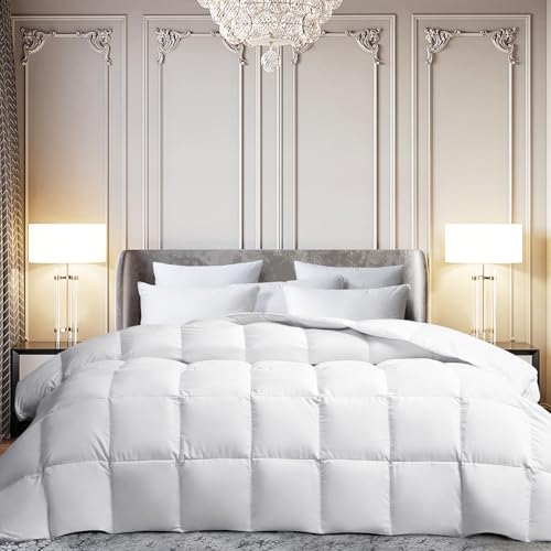 Martha Stewart Twin White Goose Feather Down Comforter Lightweight Bed Bedding