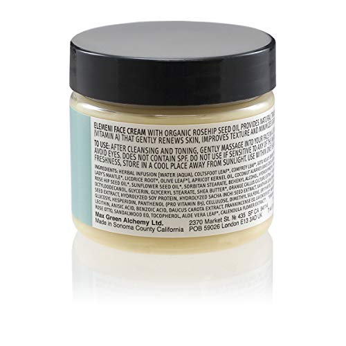 Max Green Alchemy elemeni Anti Aging Radiance Face Cream - Collagen Face Moisturizer Cream for Men and Women | Day and Night Cream Reduces Wrinkles and Improves Brightness | 2 OZ / 57 Gram