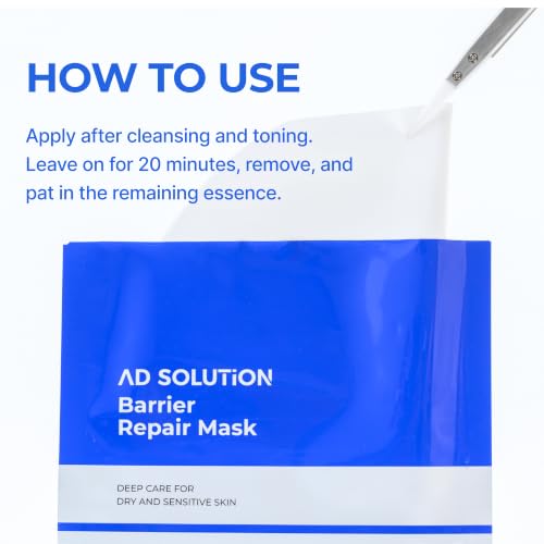 Hydrogel Face Mask for Sensitive Skin - Deep Hydration & Calm - 5 Sheets