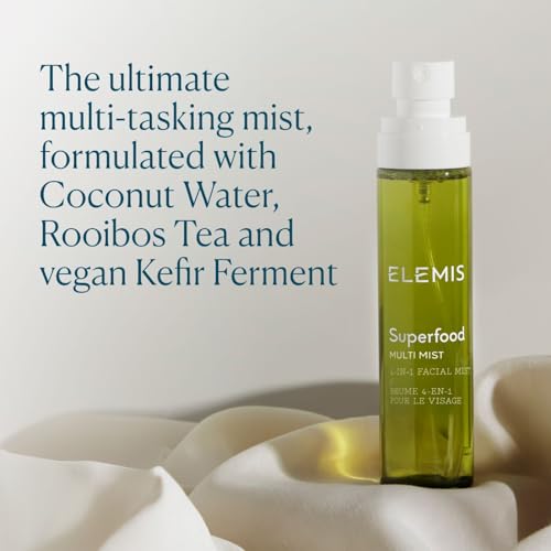 ELEMIS Superfood Multi Mist 4-in-1 Facial Hydrating, Toning, Priming & Setting Spray 98ml