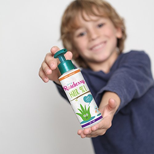 Kids Hair Gel Light Hold Organic Aloe Vera Vitamins 4oz Pack of 2