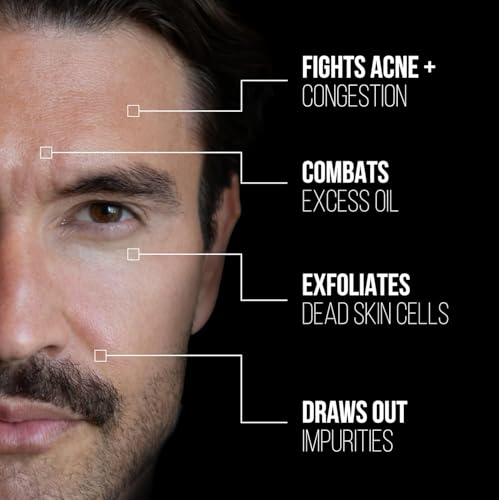Men's Deep Pore Cleansing Face Mask with Kaolin Clay - 5.5 Oz - Rugged & Dapper