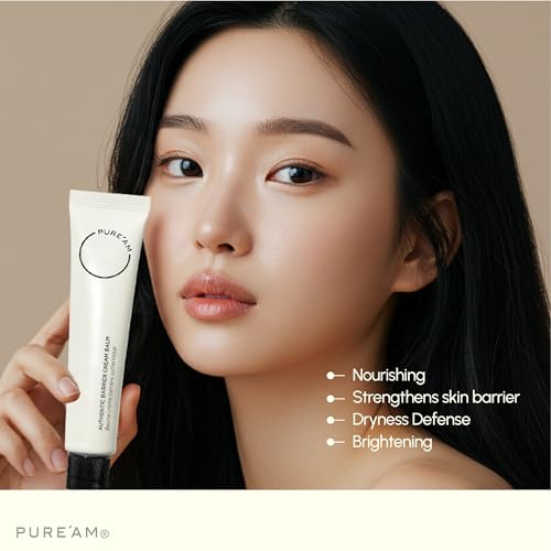 PURE'AM Korean Barrier Repair Cream - Ceramide Face Moisturizer 2.5 fl oz - Pack of 1