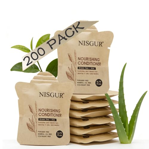 Bulk Travel Conditioner Pack 0.75 oz - Eco-Friendly Paper Pouch Aloe & Green Tea