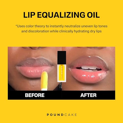 POUND CAKE Cake Theory Lip Tone Equalizing Oil Duo | Hydrating and High-Shine Blurring Lip Oils in Browning (Purple Brown Tint) & Melted Butter (Yellow Tint) | Clean, Vegan, and Moisturizing Formula ?