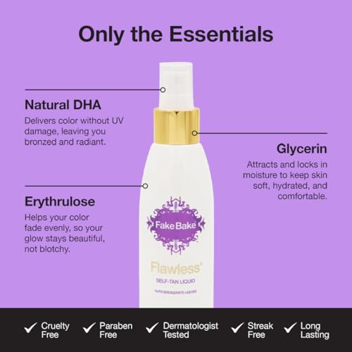 Fake Bake Flawless Self-Tanning Liquid with Body Mate Self-Tanning Applicator