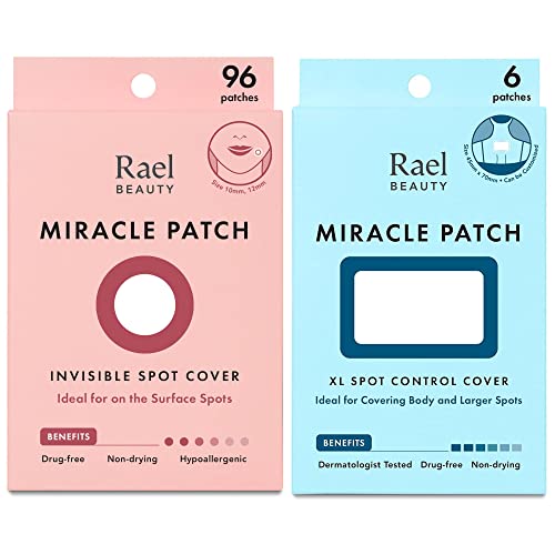 Hydrocolloid Acne Patches Bundle - Invisible Spot Cover & XL Size