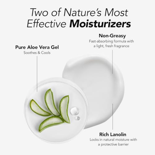 Triple Lanolin Aloe Vera Moisturizing Lotion 128oz for All Skin Types