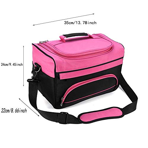 Professional Hairdressing Styling Bag with Compartments & Shoulder Strap