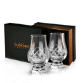 Glencairn Premium Whiskey Glass Set of 2 - Hand Cut Crystal Tasting Glasses