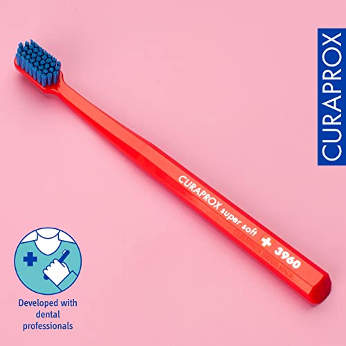6 Pack Soft Toothbrushes for Sensitive Gums and Teeth - Gentle Plaque Removal