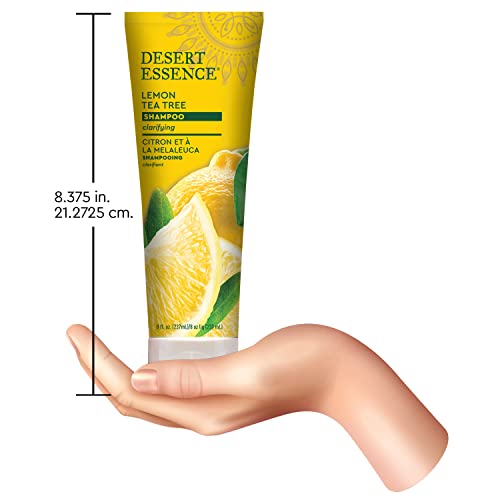 Lemon Hair Care Shampoo 8 oz Pack of 2 - Organic & Gentle Cleansing