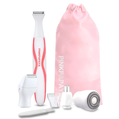 Women’s 4-in-1 Electric Nose Ear & Facial Hair Trimmer - Waterproof & Cordless