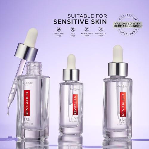 L'Oreal Revitalift Hyaluronic Acid Serum 1.5% with Vitamin C - 1 Fl Oz