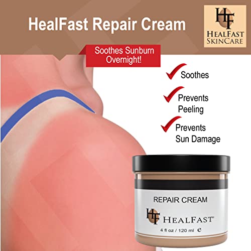 HealFast Sensitive Skin Repair Moisturizing Cream 4 Oz ? For Dry, Itch? Fights Rashes, Dryness, Stretch Marks, Sunburn and Bed Sores ? Herbal and Food Based Ingredients