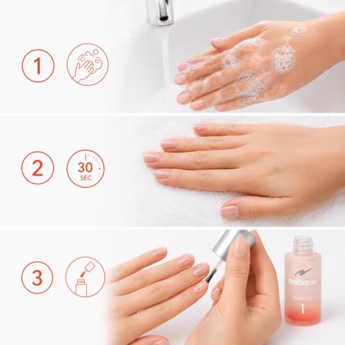 Nailtiques Formula 1 Nail Protein 0.5 oz - 2 Pack, Strengthening Nail Treatment
