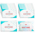 SilTriangle 150 Pcs Happy National Doctors Day EVA Gift Bags Bulk Red Blue White Thank You Cosmetic Bag Doctor Appreciation Week Party Favors for Doctor Nurse Medical Healthcare Workers