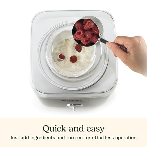 Brushed Chrome 2 Qt Fully Automatic Ice Cream Maker - Cuisinart ICE-30BCP1ES