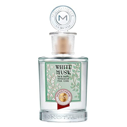 White Musk Perfume for Men 3.4oz - Woody Spicy Fragrance with Jasmine and Musk