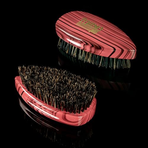 Torino Pro Wave Brush #905- Pointy Palm Medium Hard bristles - Reinforced bristles -Patented Design- Great for wolfing to manage your 360 Waves