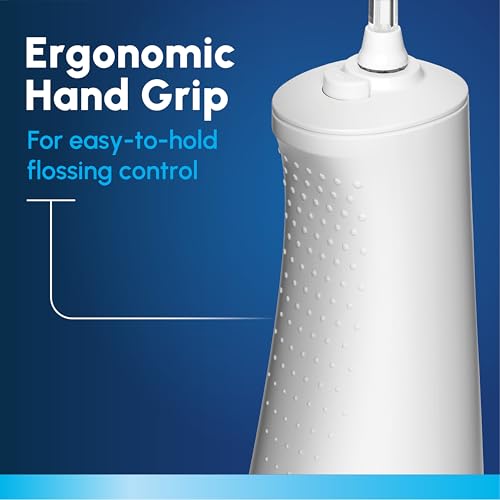 Waterpik Cordless 1100 Rechargeable Water Flosser White - Portable Oral Hygiene