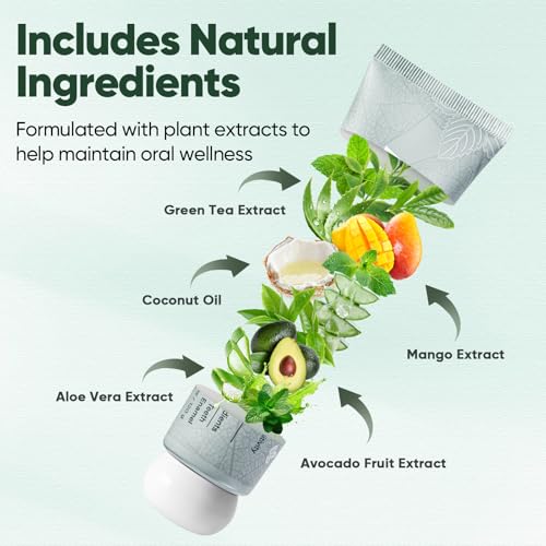 Nano Hydroxyapatite Toothpaste for Sensitive Teeth - 4.2 oz Pack of 3 - Fluoride & SLS Free, Fresh Mint, Enamel Strengthening & Whitening