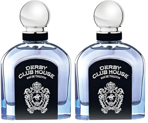 Armaf Derby Club House Eau De Toilette Spray 3.4 Fl Oz Pack of 2 - Masculine Fresh Woody Scent