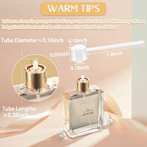 30ml Travel Perfume Atomizer Bottles Set - Refillable Cologne Spray with Pump Transfer Tools