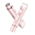Bikini Trimmer for Women, Waterproof Electric Shaver ? Painless Pubic Hair Remover with Ceramic Blades, USB-C Rechargeable (Pink)